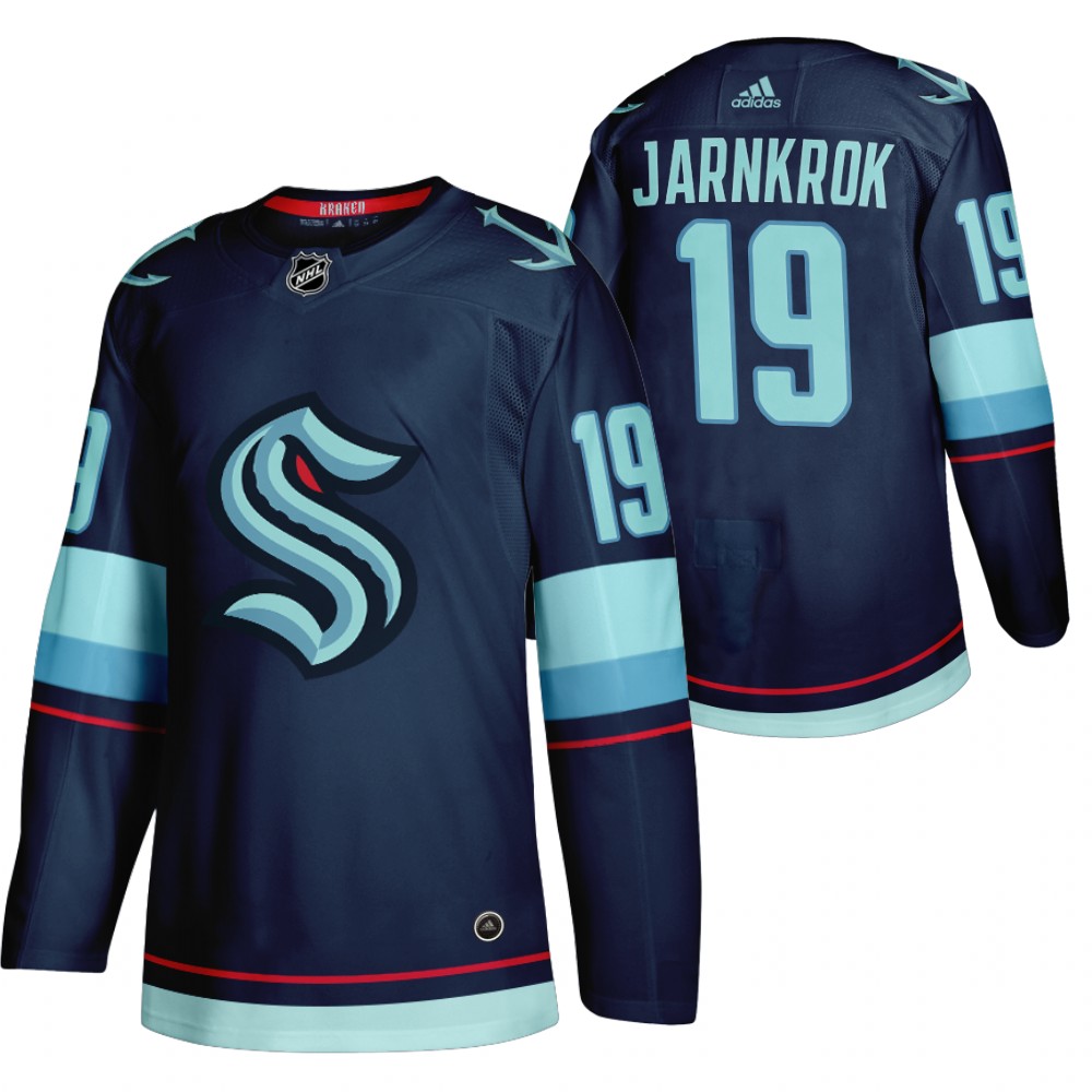 Seattle Kraken Calle Jarnkrok Navy 2021-22 Home Authentic Jersey