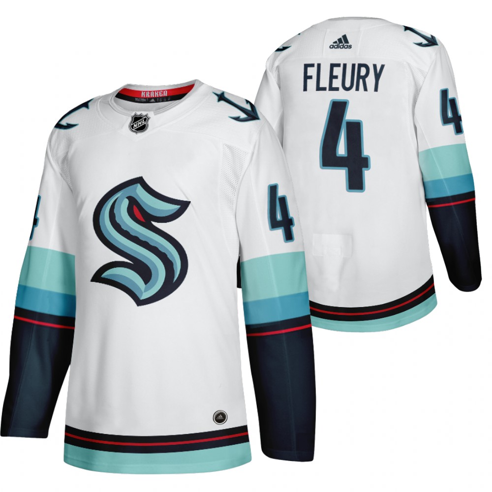 Seattle Kraken Haydn Fleury 2021-22 Away Authentic Jersey White