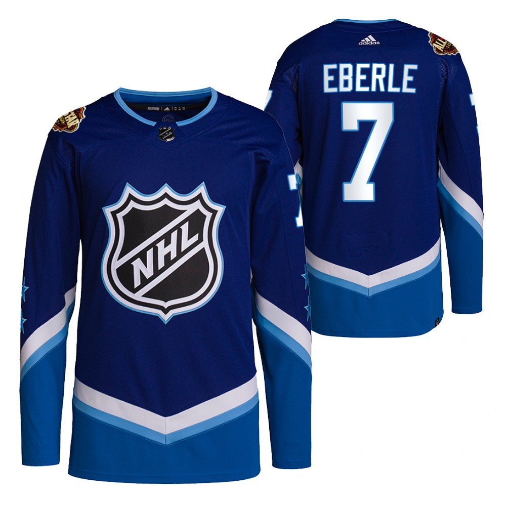 Seattle Kraken Jordan Eberle Blue 2022 NHL All-Star Authentic Primegreen Jersey