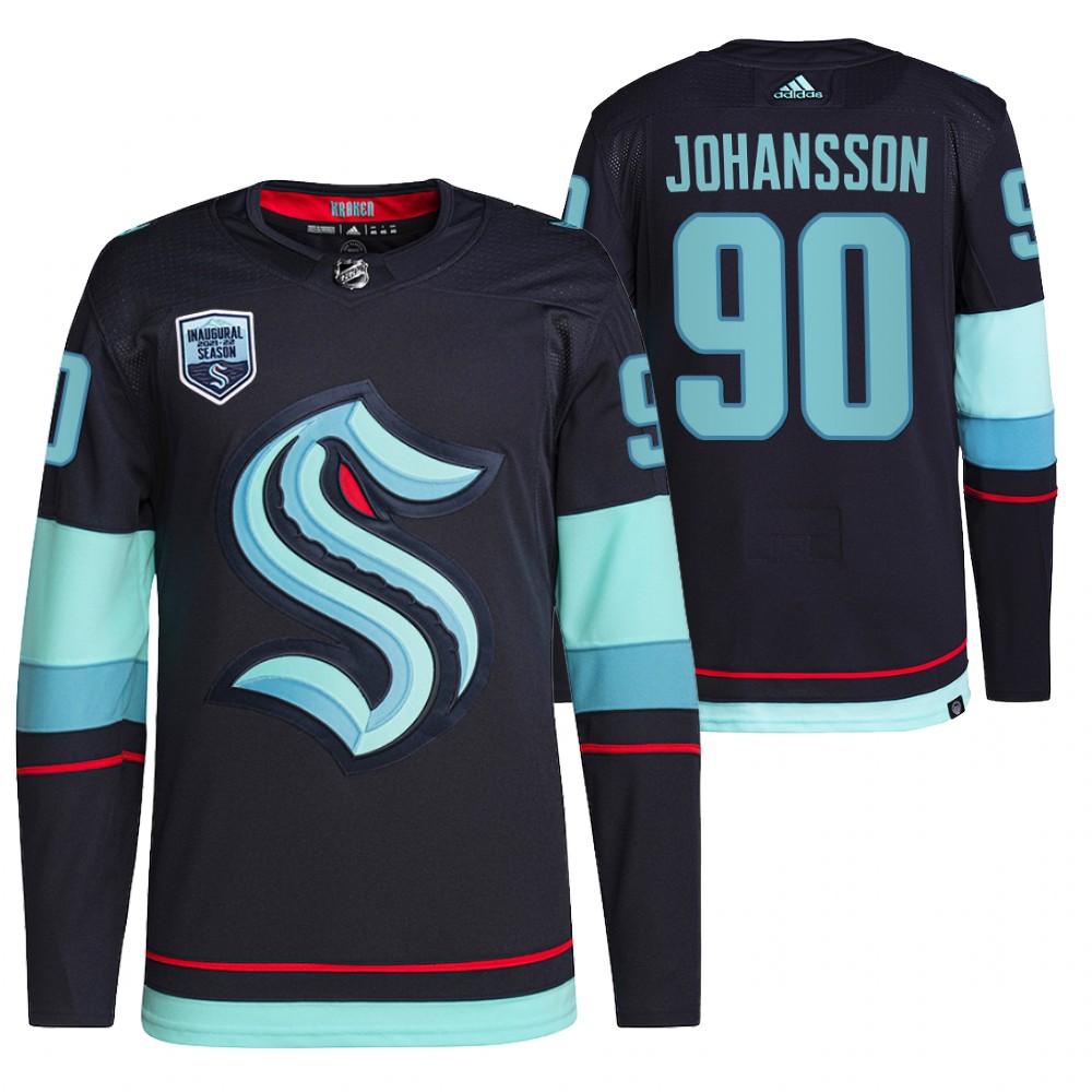 Seattle Kraken Marcus Johansson Navy 2021-22 Home Authentic Jersey
