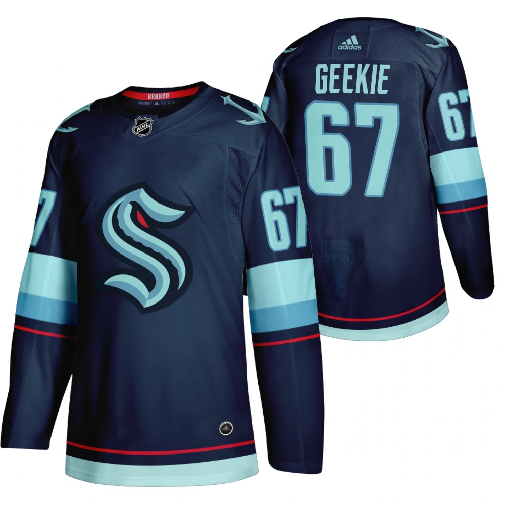 Seattle Kraken Morgan Geekie Navy 2021-22 Home Authentic Jersey