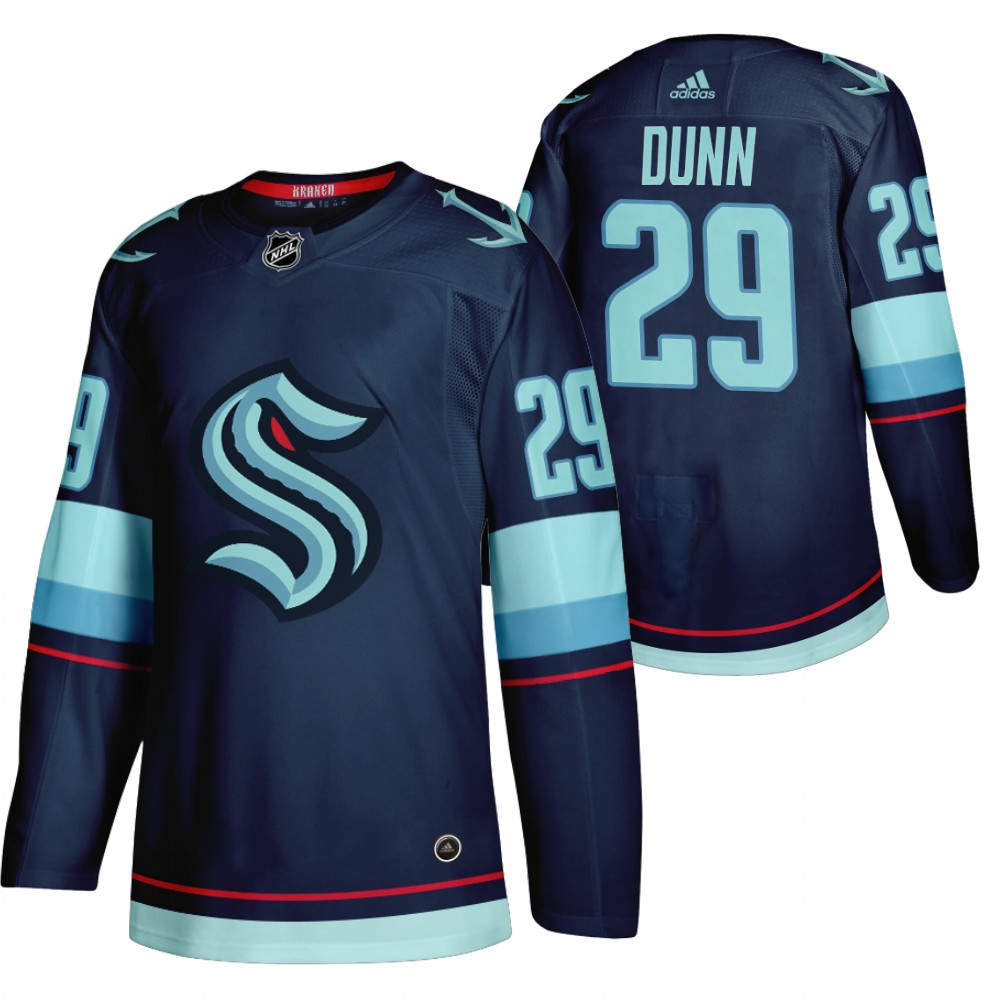 Seattle Kraken Vince Dunn Navy 2021-22 Home Authentic Jersey