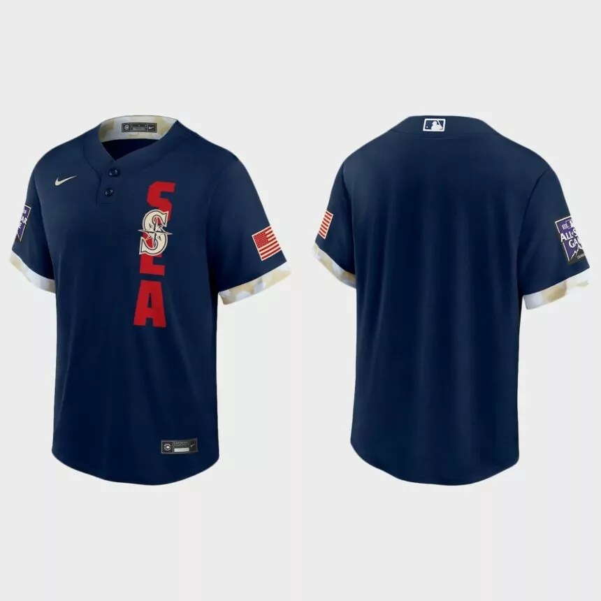 Seattle Mariners 2021 MLB All-Star Game Replica Jersey – Navy