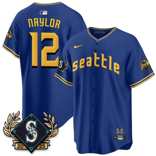 Seattle Mariners 2025 Series Jersey - All Stitched Josh Naylor   -   12