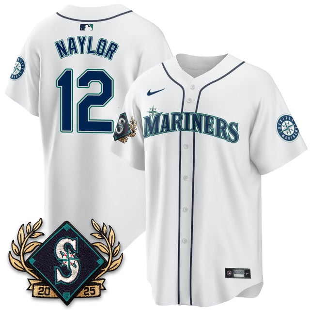 Seattle Mariners 2025 Series Jersey - All Stitched Josh Naylor   -  12