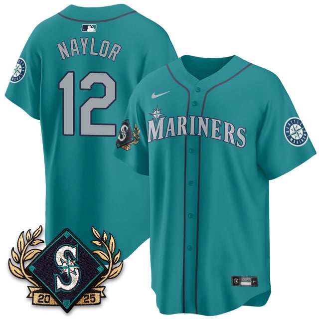 Seattle Mariners 2025 Series Jersey - All Stitched Josh Naylor -  12