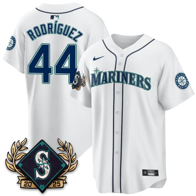 Seattle Mariners 2025 Series Jersey - All Stitched Julio Rodríguez  -  44