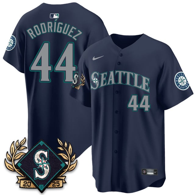 Seattle Mariners 2025 Series Jersey - All Stitched Julio Rodríguez - 44