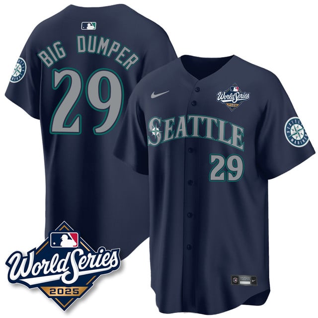 Seattle Mariners 2025 World Series Jersey - All Stitched Randy Arozarena - 56