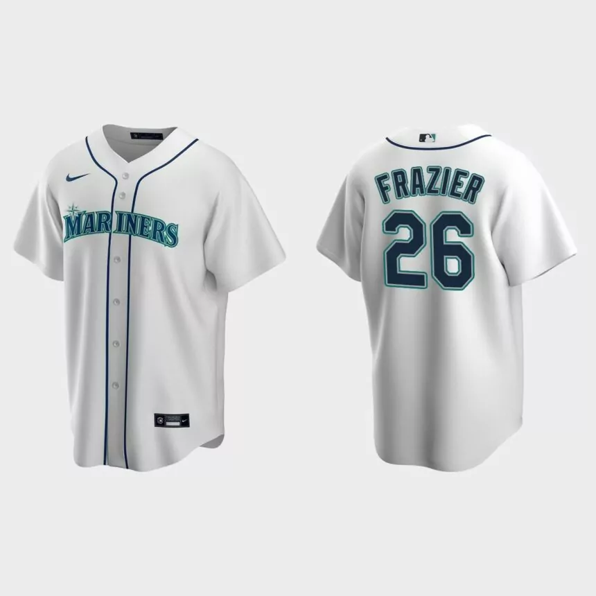 Seattle Mariners Adam Frazier Replica Home Jersey – White