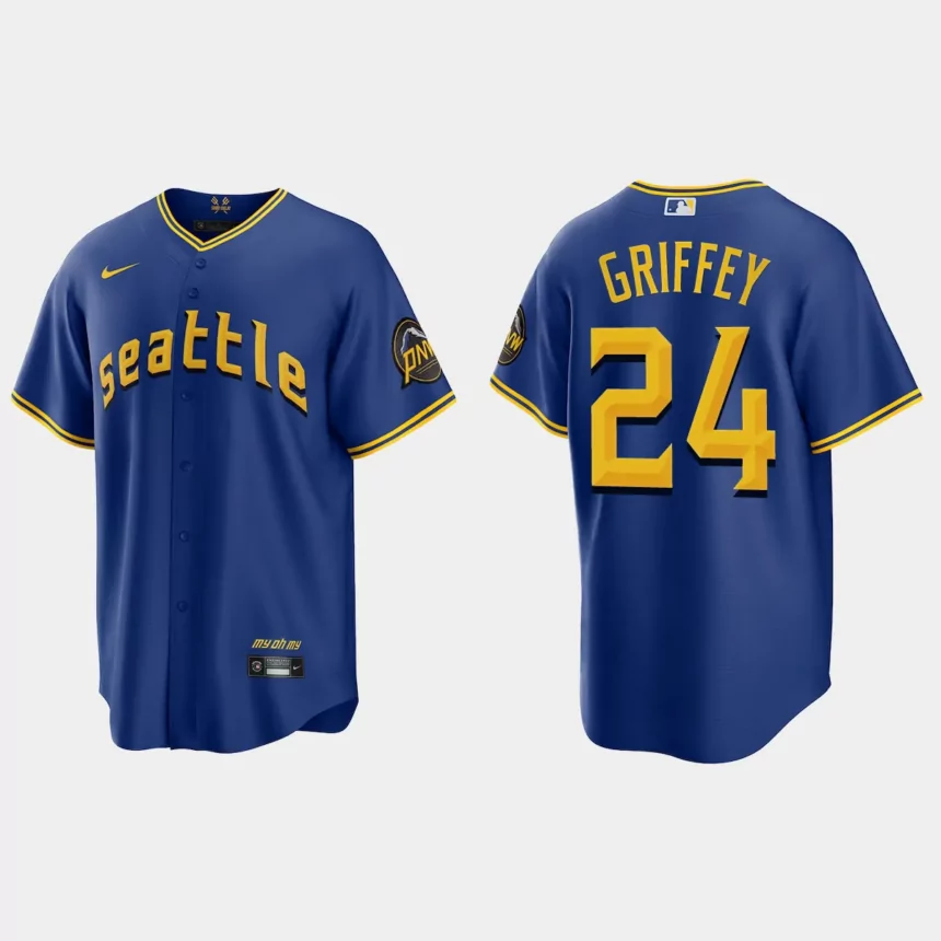 Seattle Mariners Ken Griffey Jr. 2023 City Connect Replica Jersey – Royal