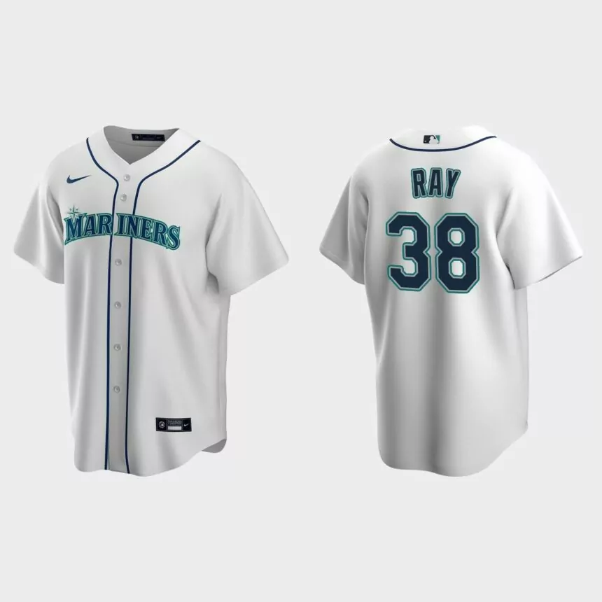 Seattle Mariners Robbie Ray Replica Home Jersey – White