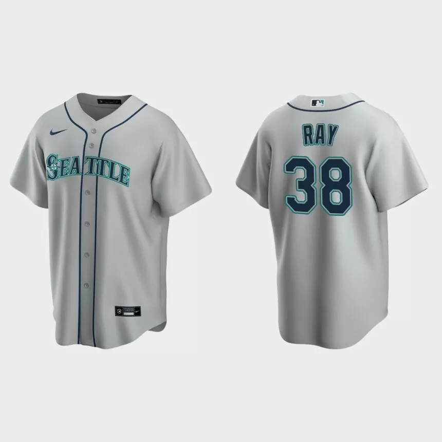 Seattle Mariners Robbie Ray Replica Road Jersey – Gray