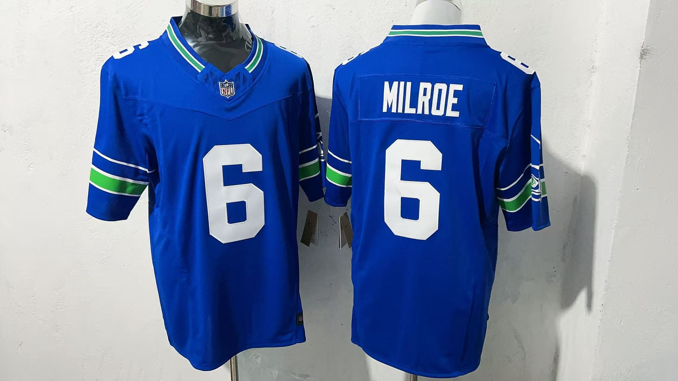 Seattle Seahawks     Jersey - All Stitched   MILROE 6