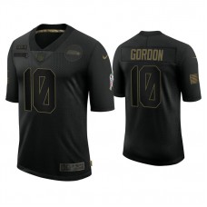Seattle Seahawks #10 Josh Gordon Black 2020 Salute to Service Limited Jersey