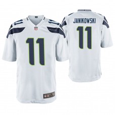 Seattle Seahawks #11 Sebastian Janikowski White Game Jersey