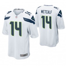 Seattle Seahawks #14 D.K. Metcalf 2019 NFL Draft White Game Jersey