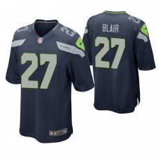 Seattle Seahawks #27 Marquise Blair 2019 NFL Draft Navy Game Jersey