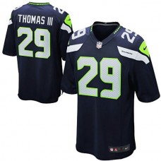 Seattle Seahawks #29 Earl Thomas III College Navy Game Jersey