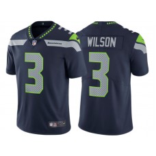 Seattle Seahawks #3 Russell Wilson College Navy Vapor Untouchable Limited Jersey