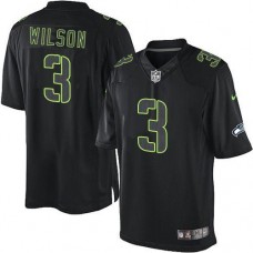 Seattle Seahawks #3 Russell Wilson Impact Limited Black Jersey