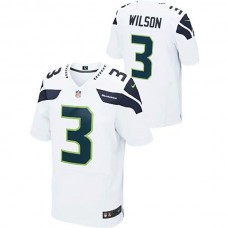 Seattle Seahawks #3 Russell Wilson White Limited Jersey