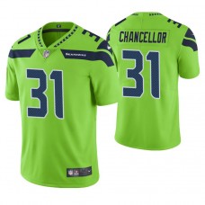 Seattle Seahawks #31 Kam Chancellor Neon Green Vapor Untouchable Color Rush Limited Jersey