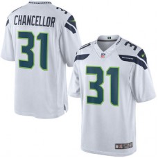 Seattle Seahawks #31 Kam Chancellor White Limited Jersey