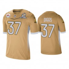 Seattle Seahawks #37 Quandre Diggs Gold 2021 NFC Pro Bowl Game Jersey