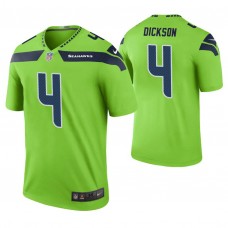 Seattle Seahawks #4 Michael Dickson Green Color Rush Legend Jersey