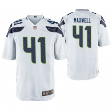 Seattle Seahawks #41 Byron Maxwell White Game Jersey
