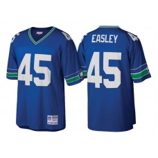 Seattle Seahawks #45 Kenny Easley Blue Retired Player Replica Jersey