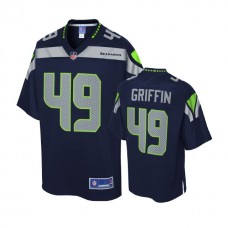 Seattle Seahawks #49 Shaquem Griffin College Navy Player Jersey