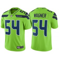 Seattle Seahawks #54 Bobby Wagner Neon Green Vapor Untouchable Color Rush Limited Player Jersey