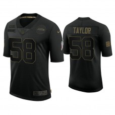 Seattle Seahawks #58 Darrell Taylor Black 2020 Salute to Service Limited Jersey