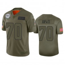 Seattle Seahawks #70 Mike Iupati Camo 2019 Salute to Service Limited Jersey