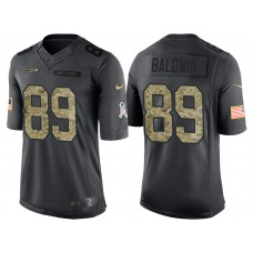 Seattle Seahawks #89 Doug Baldwin Anthracite 2016 Salute to Service Limited Jersey