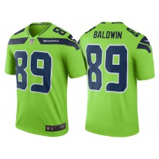 Seattle Seahawks #89 Doug Baldwin Green Color Rush Legend Jersey