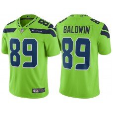 Seattle Seahawks #89 Doug Baldwin Neon Green Vapor Untouchable Color Rush Limited Player Jersey