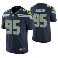 Seattle Seahawks #95 Dion Jordan Navy Vapor Untouchable Limited Jersey