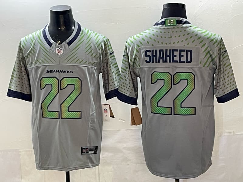 Seattle Seahawks  Jersey - All Stitched  SHAHEED 22