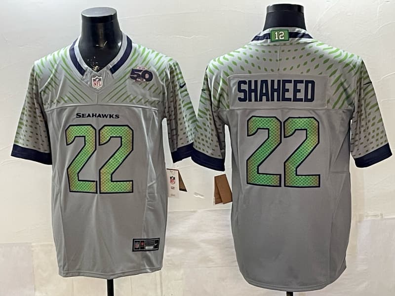 Seattle Seahawks  Jersey - All Stitched SHAHEED #22