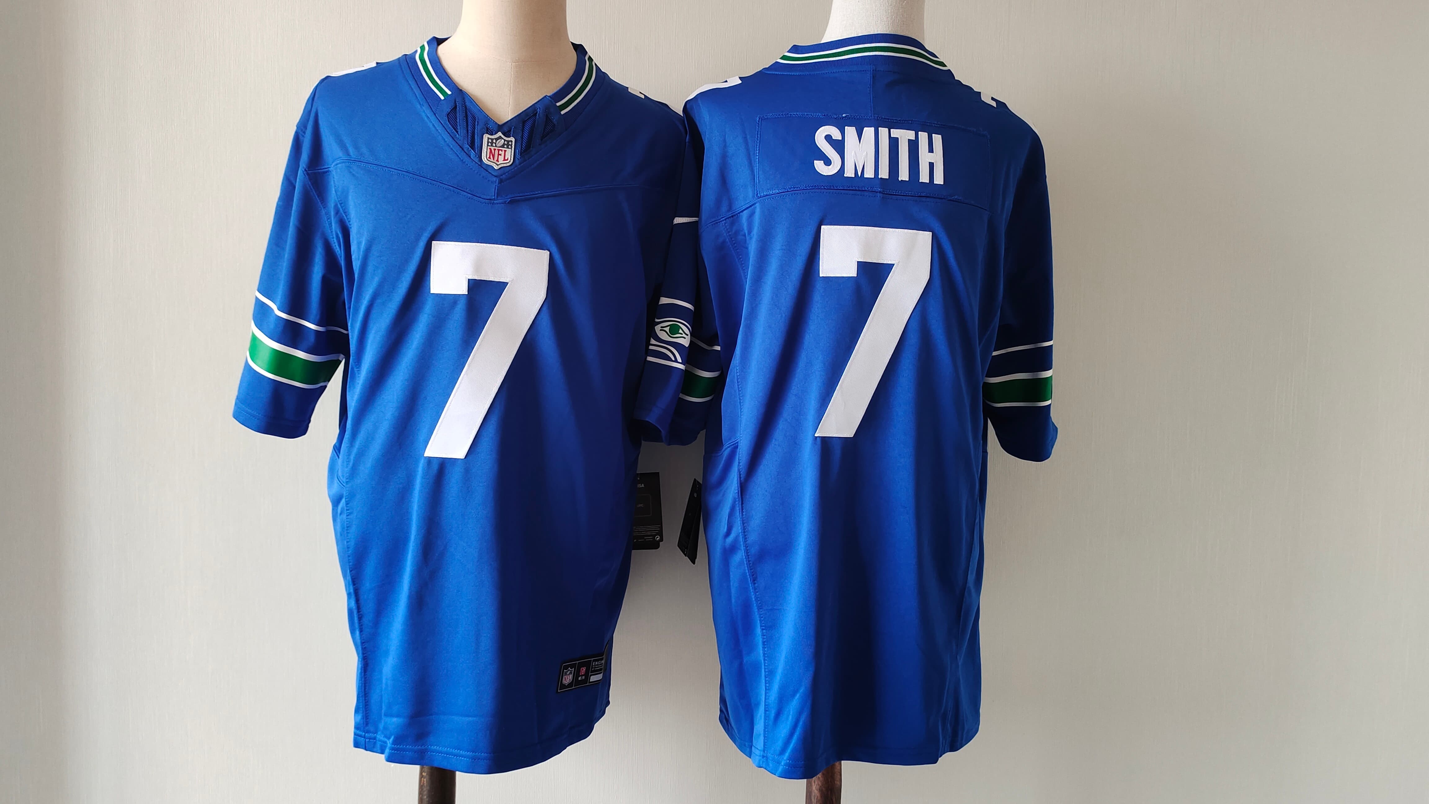Seattle Seahawks  Jersey - All Stitched SMITH  7