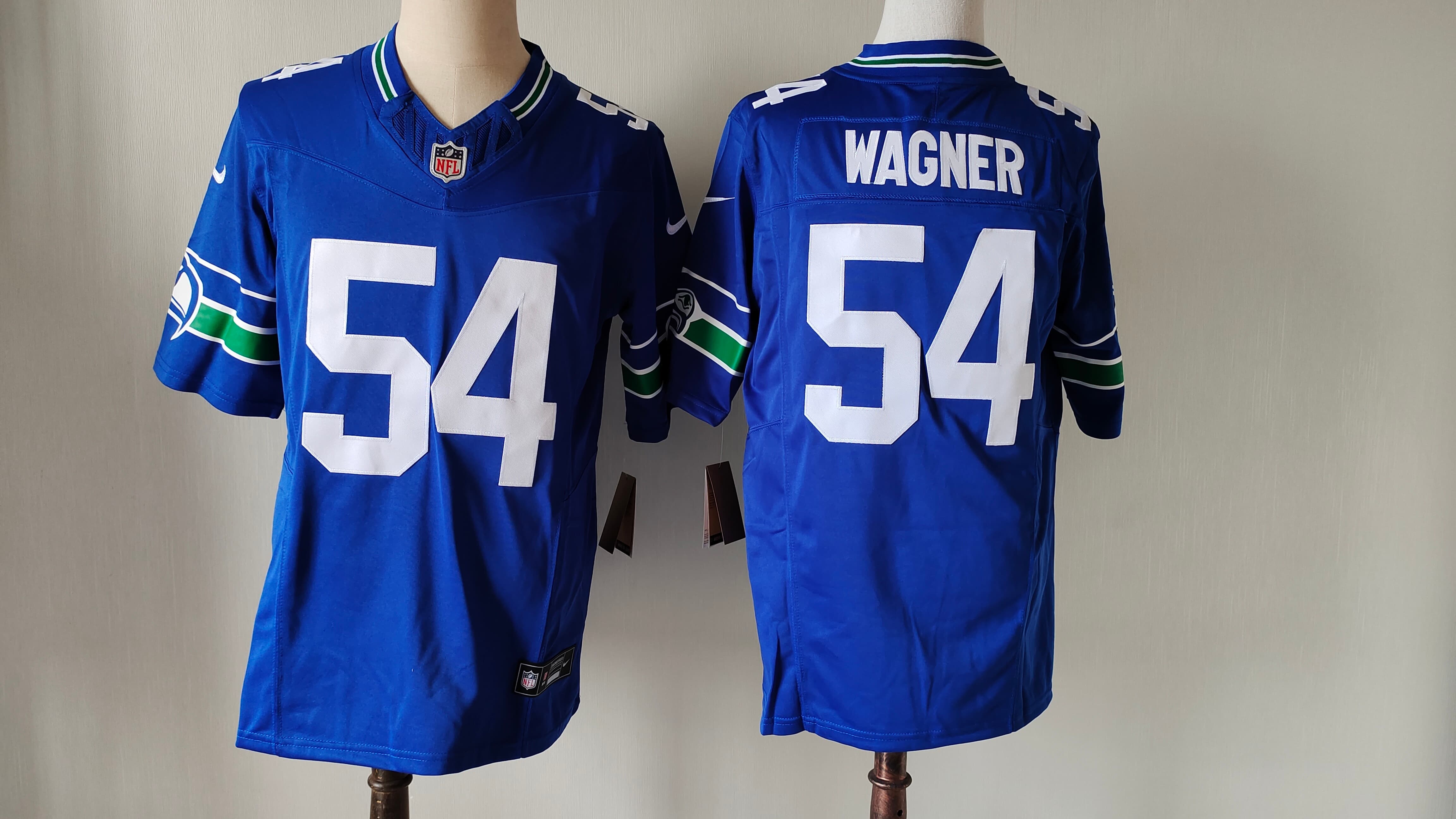 Seattle Seahawks  Jersey - All Stitched WAGNER  54