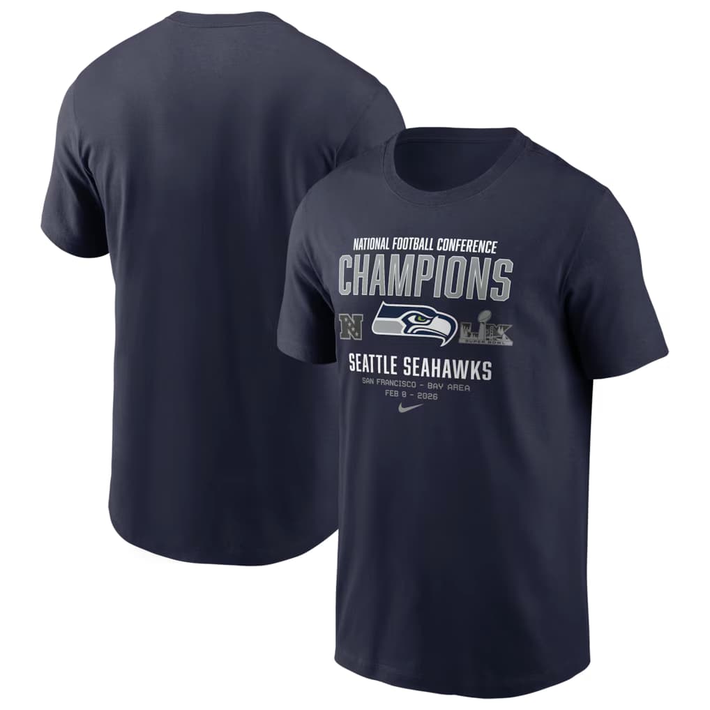 Seattle Seahawks  Nike Super  Bowl LX Champions    -Shirt