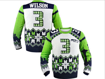 Seattle Seahawks#3 wilson sweater
