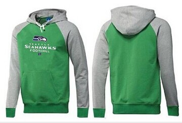 Seattle Seahawks Critical Victory Pullover Hoodie Green & Grey