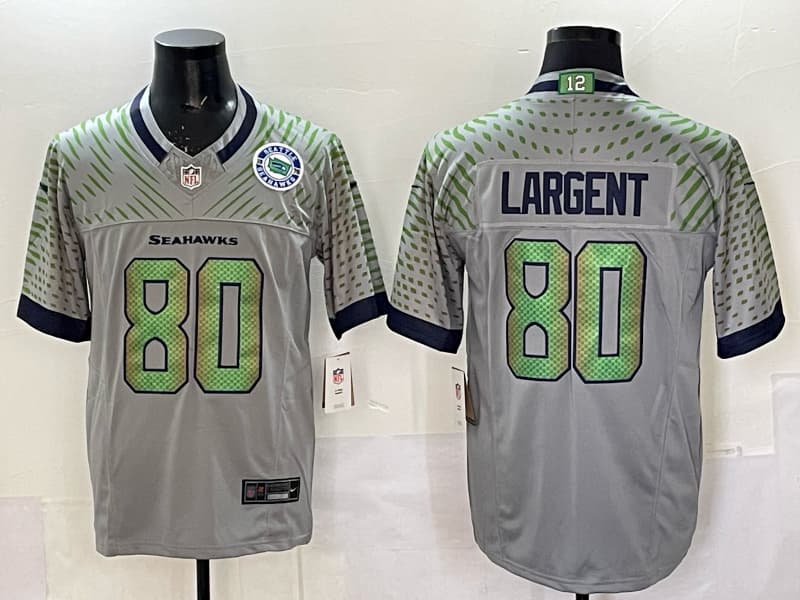 Seattle Seahawks F.U.S.E.  Limited Rivalry  Series Jersey -  All Stitched  80 LARGENT