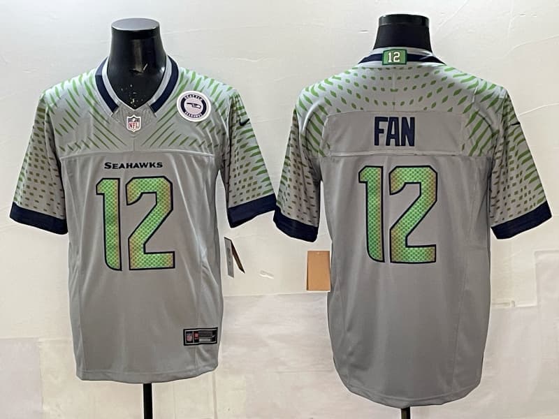Seattle Seahawks F.U.S.E.  Limited Rivalry Series Jersey - All Stitched Fan - 12