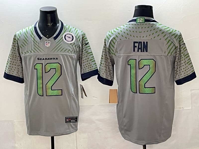 Seattle Seahawks F.U.S.E.  Limited Rivalry Series Jersey - All Stitched Fan - 12